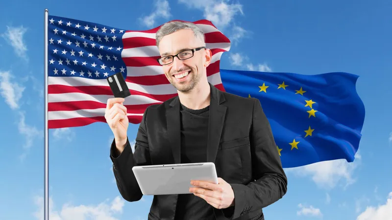 Прием платежей из США и Европы