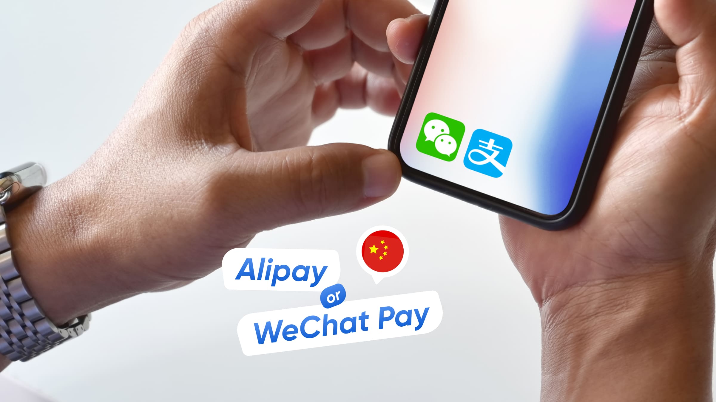 В Китае очень популярны приложения WeChat Pay и Alipay.