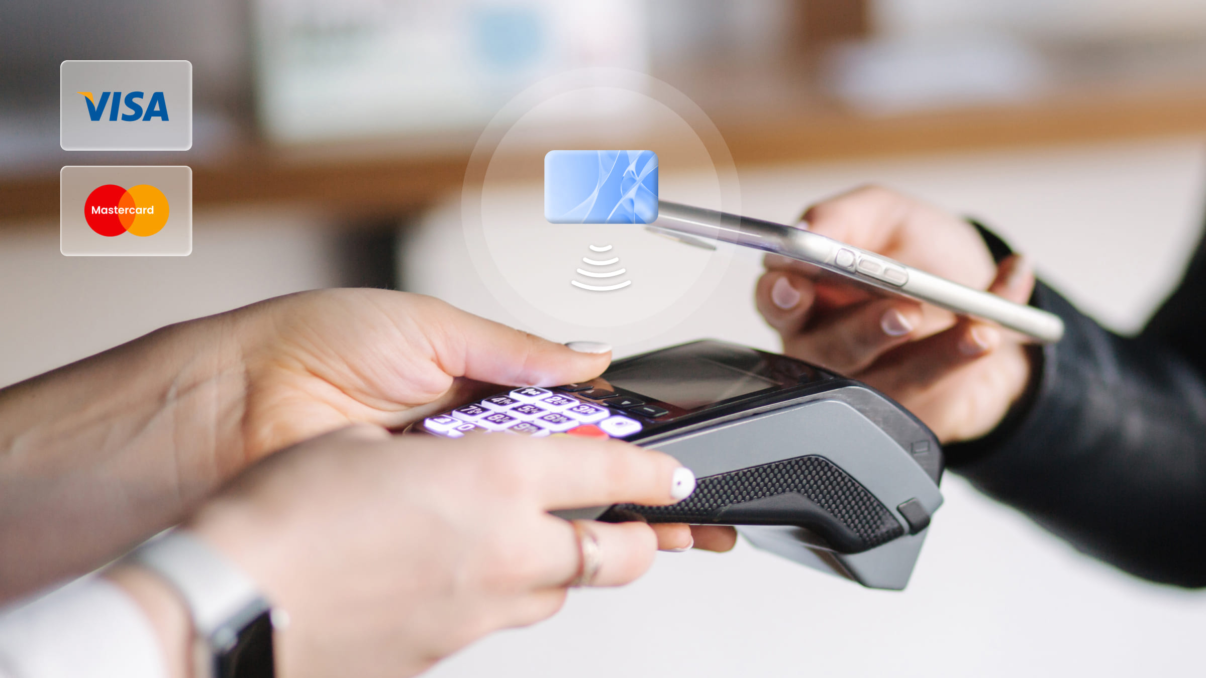 NFC-стикеры удобны для бесконтактной оплаты.