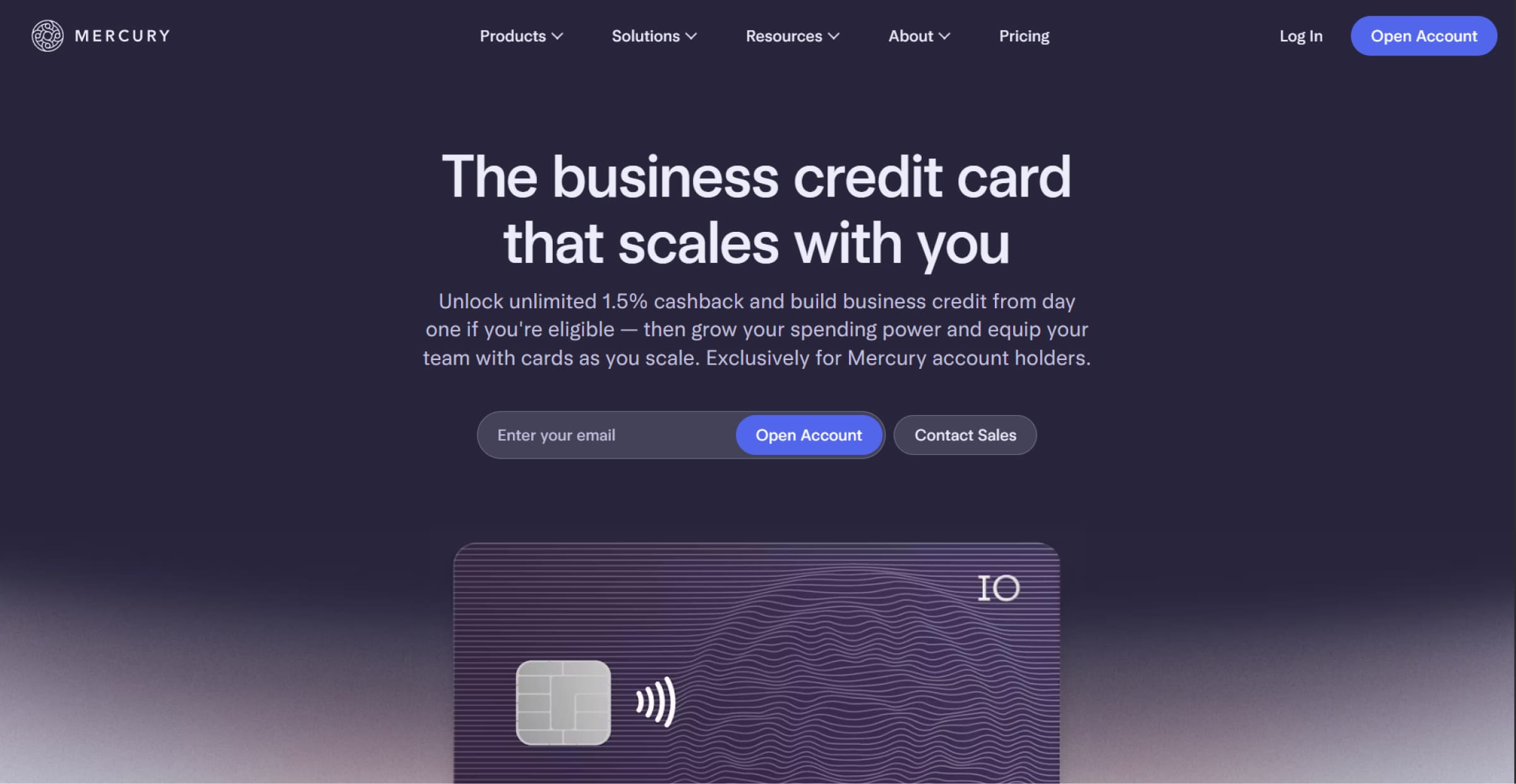 Mercury — американский онлайн-банк, ориентированный на стартапы, SaaS-проекты и компании, зарегистрированные в США