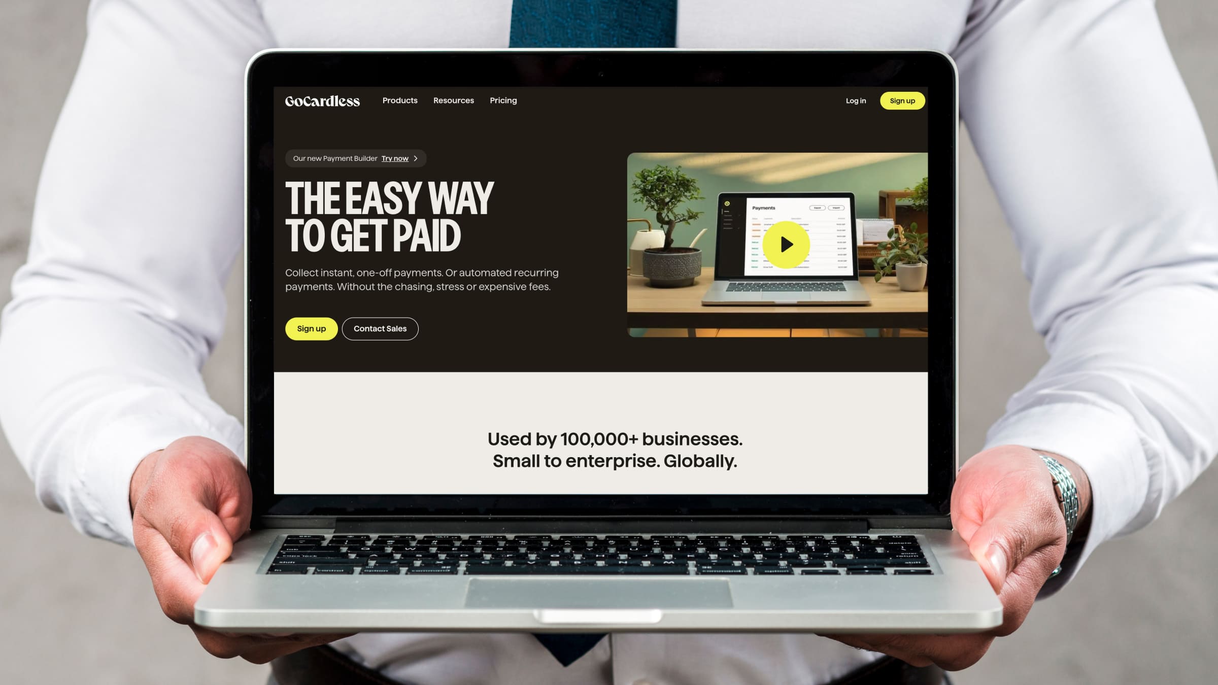 Система международных платежей GoCardless для бизнеса.