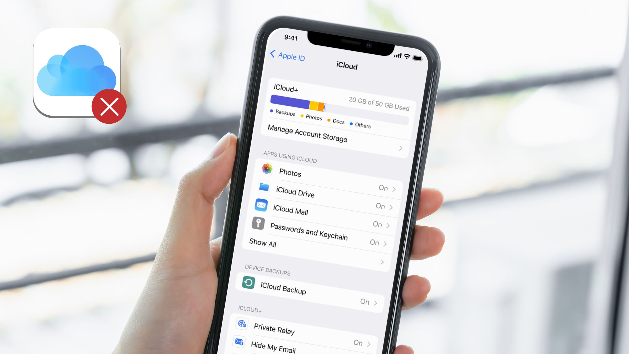 Хранилище iCloud позволяет хранить больше данных