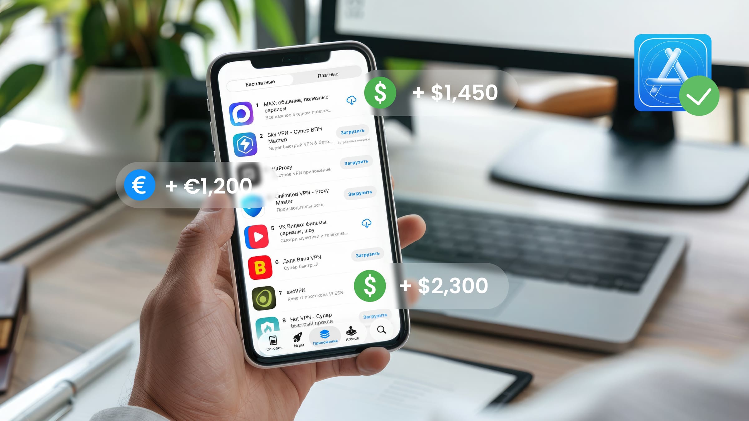 Опубликовать приложение в App Store помогут специалисты Easy Payments